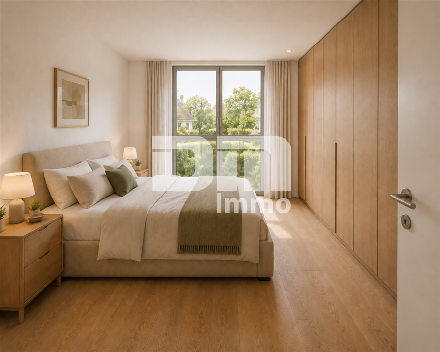 Moderne 3-Zi KFW 55 -Wohnung in barrierearmen Neubauprojekt inkl. Terrasse/Balkon + Abstellraum - Kinderzimmer / Gäste / Büro